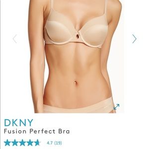 DKNY nude bra